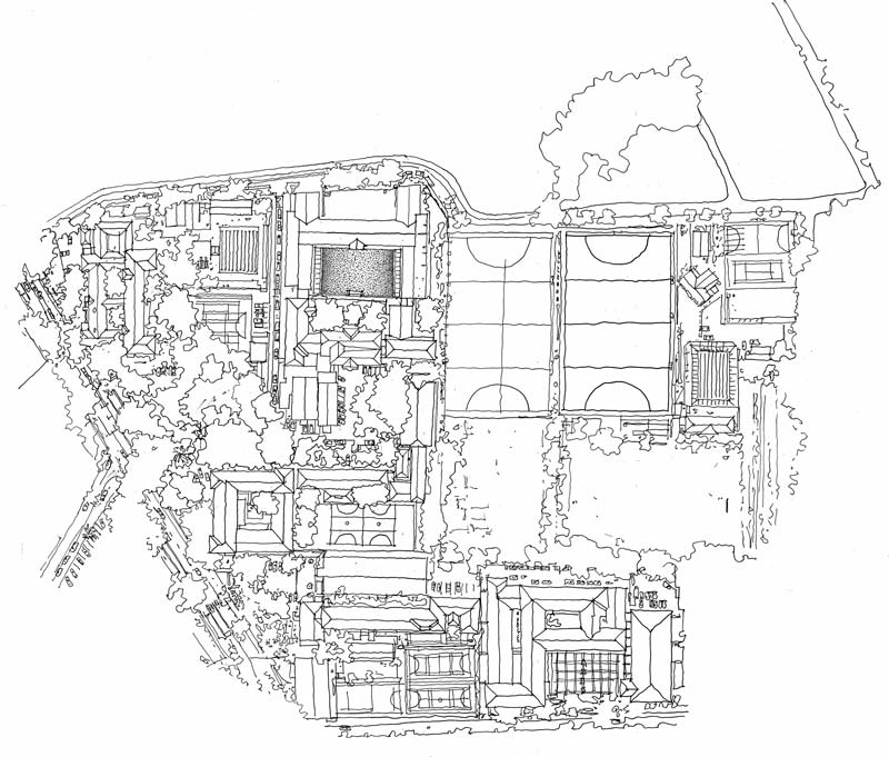 800x681 architectural drawings - Architectural Site Plan Drawing