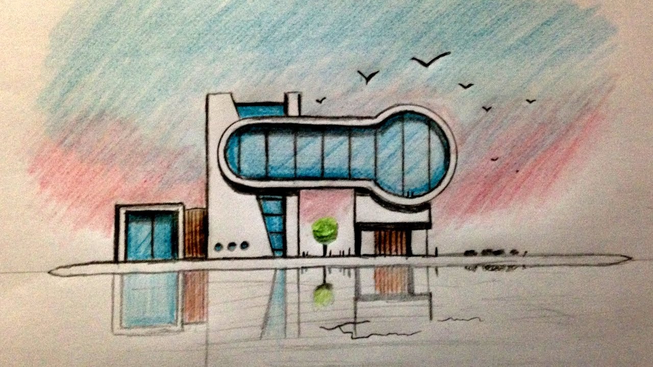 1280x720 Architecture Design - Architecture Design Drawing