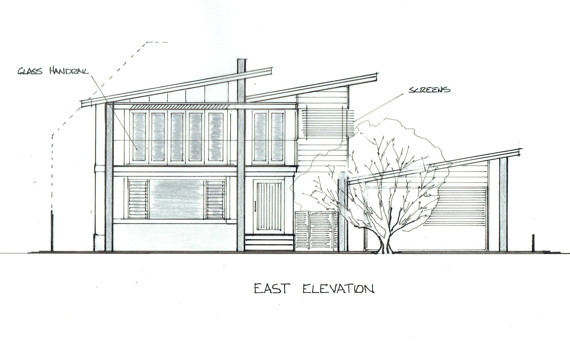 2000x1205 Building Design - Architecture Design Drawing