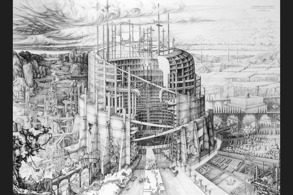 980x653 Modern Day Archigram' Judges Laud Winner Of Architecture Drawing - Architecture Drawing