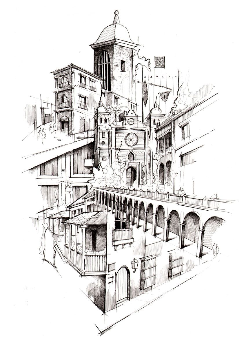 849x1191 Archisketchbook - Architecture Drawing