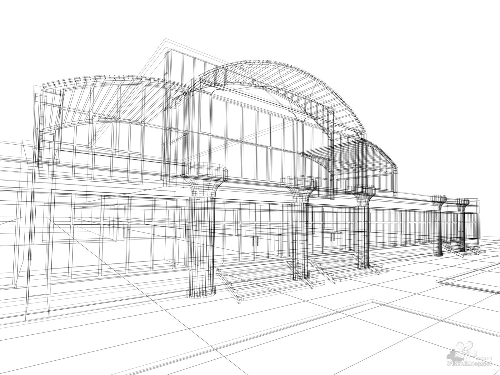 1600x1200 Construction Blueprint Wallpaper - Architecture Drawing Wallpaper