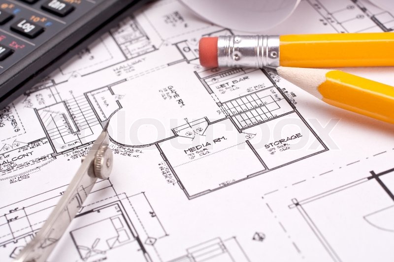 800x533 Engineering And Architecture Drawings Stock Photo Colourbox - Architecture Drawing Wallpaper