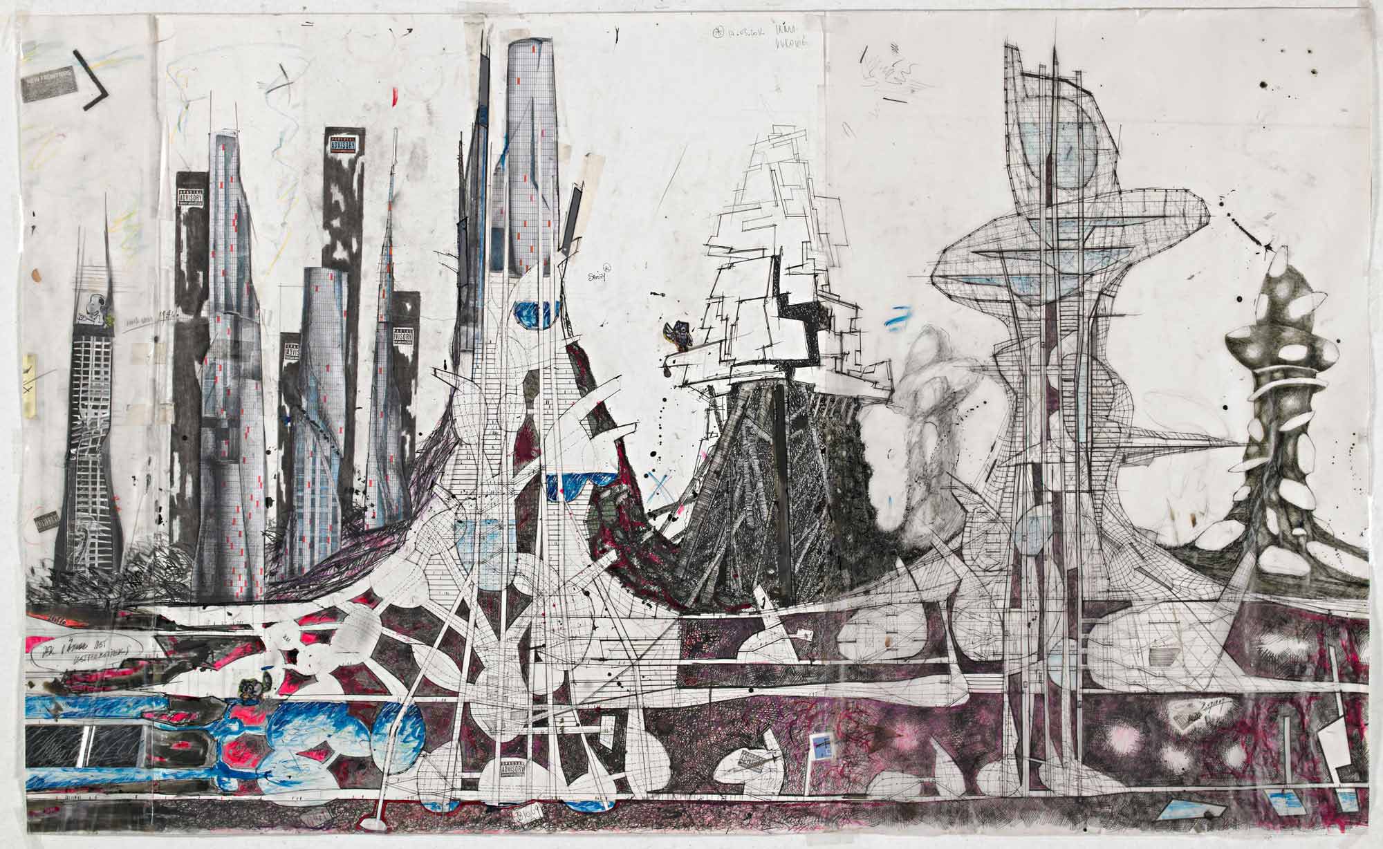 2000x1228 The Architecture Drawing Prize Goes On Show In London - Architecture Drawing Wallpaper