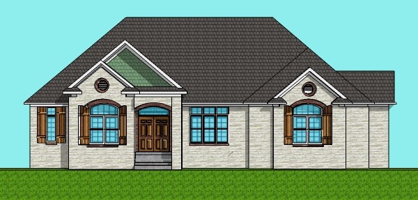 600x287 house blueprint, architectural plans, architect drawings for homes - Architecture House Drawing
