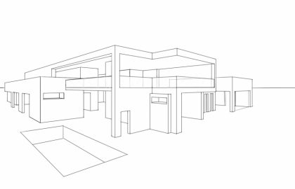 420x270 Modern House Drawings Masimes - Architecture House Drawing