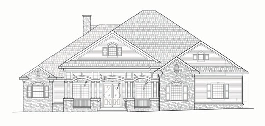 520x248 ocala, florida architects fl house plans home plans - Architecture House Drawing