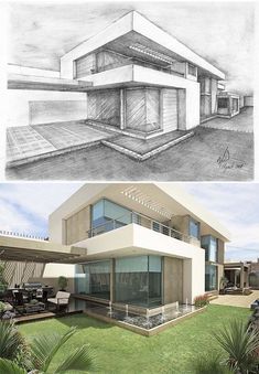 235x339 Contemporary Residence - Architecture House Drawing