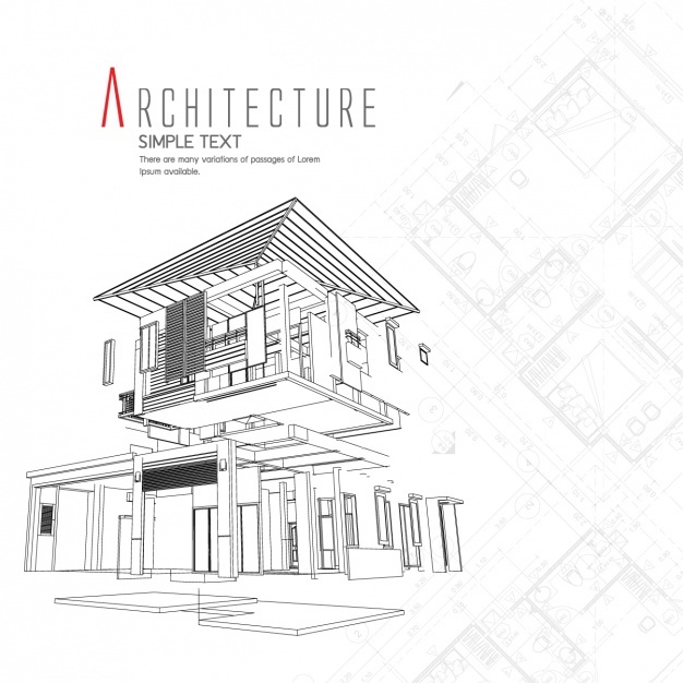 626x626 Architectural Drawing Vectors, Photos And Free Download - Architecture House Drawing