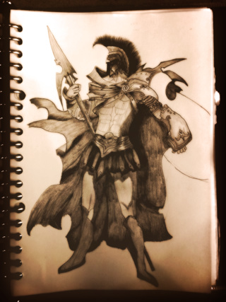 320x427 Ares Gods - Ares Drawing
