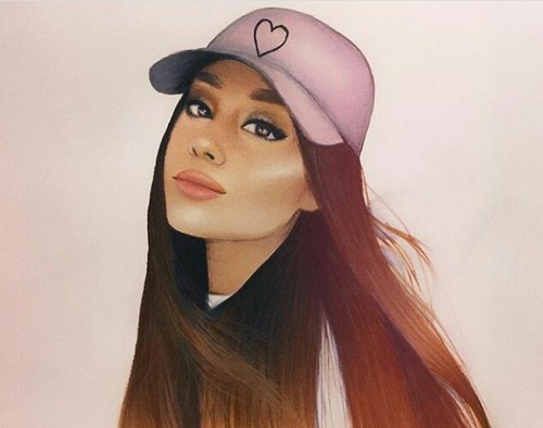 500x394 Ariana Grande Draw Shared - Ariana Grande Drawing