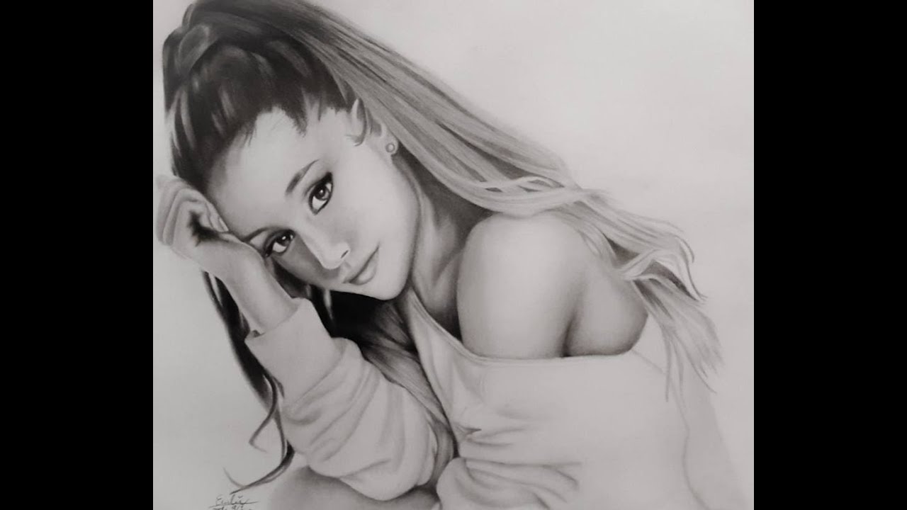 1280x720 Drawing Ariana Grande - Ariana Grande Drawing