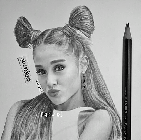 Ariana Grande Drawing At Paintingvalley Com Explore Collection