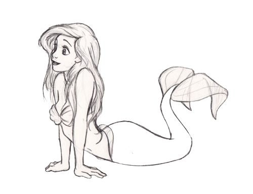 500x383 Ariel Drawing Discovered - Ariel Drawing