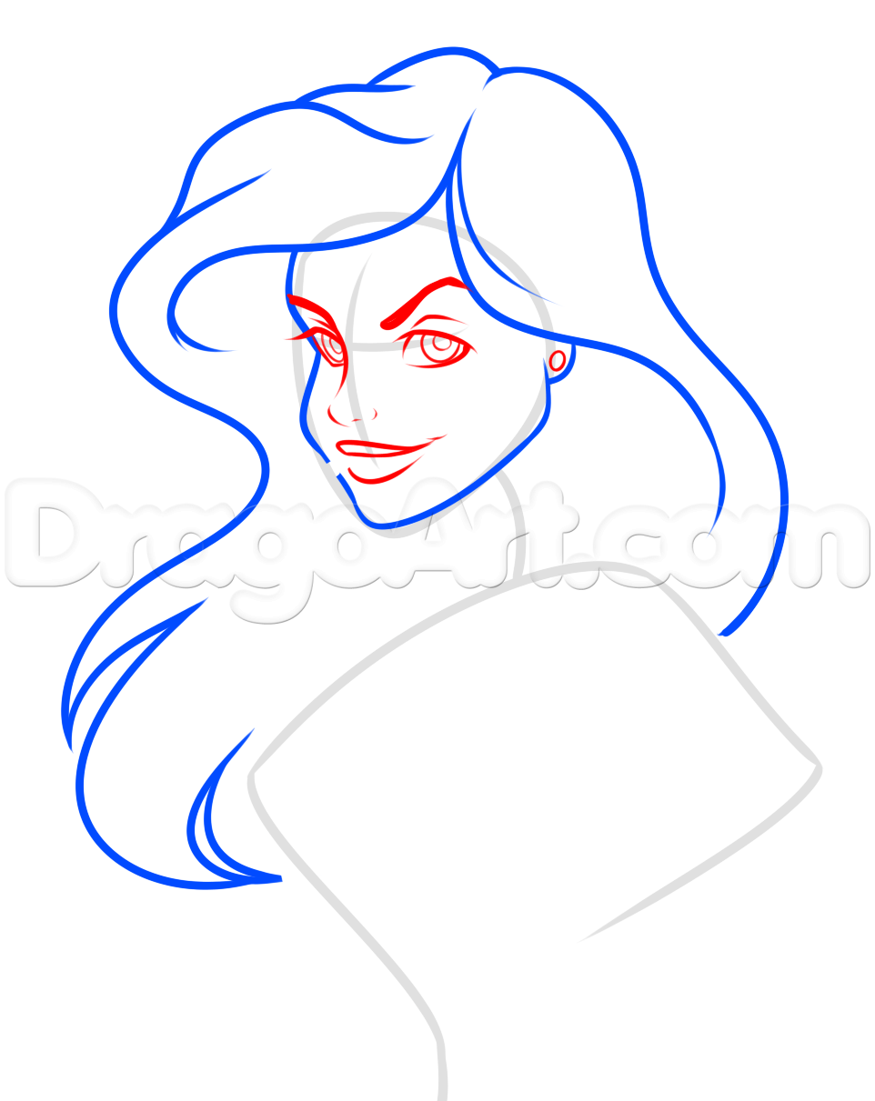 962x1211 Drawing Bad Ariel Step - Ariel Drawing