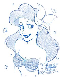 236x303 Learn How To Draw How To Draw Ariel Drawing Drawings, Disney - Ariel Drawing