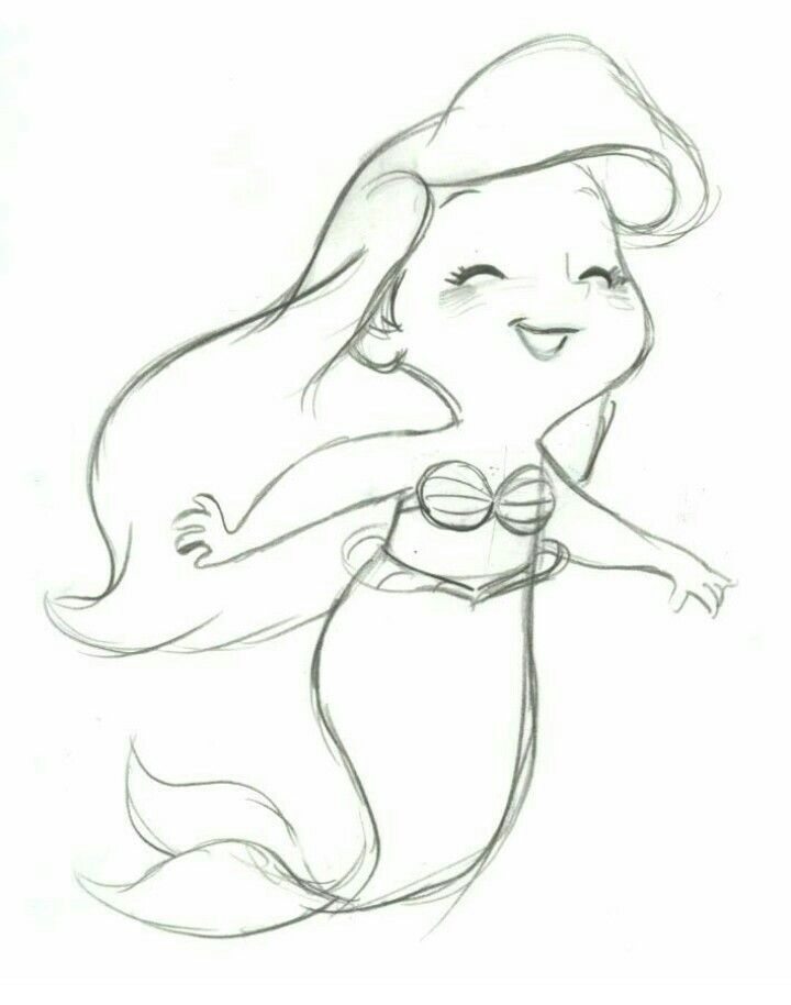 720x914 Little Mermaid Disneypixardreamworksnickelodeoncartoon - Ariel Drawing