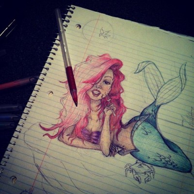 400x400 Ariel Drawing Tumblr - Ariel Drawing
