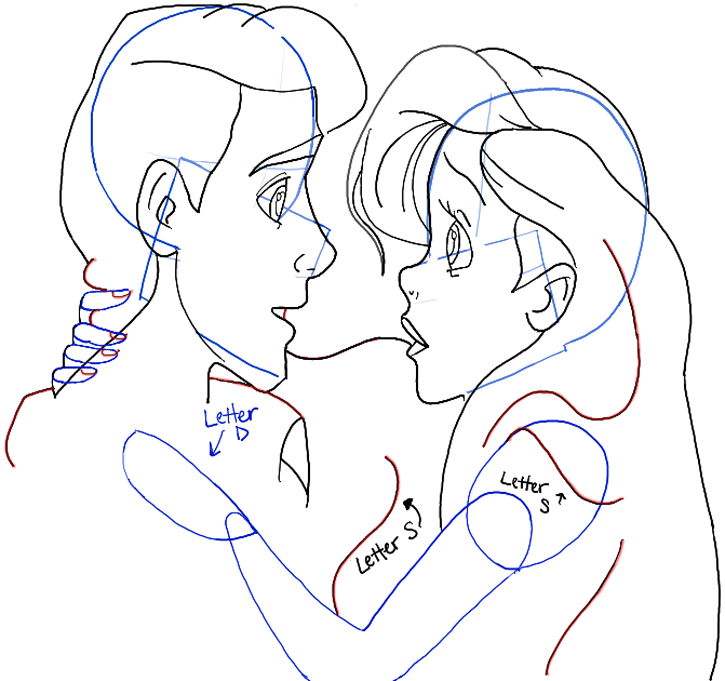 725x681 How To Draw Ariel And Eric From The Little Mermaid In Easy Steps - Ariel Drawing Easy