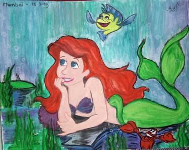 375x297 Ariel - Ariel The Little Mermaid Drawing