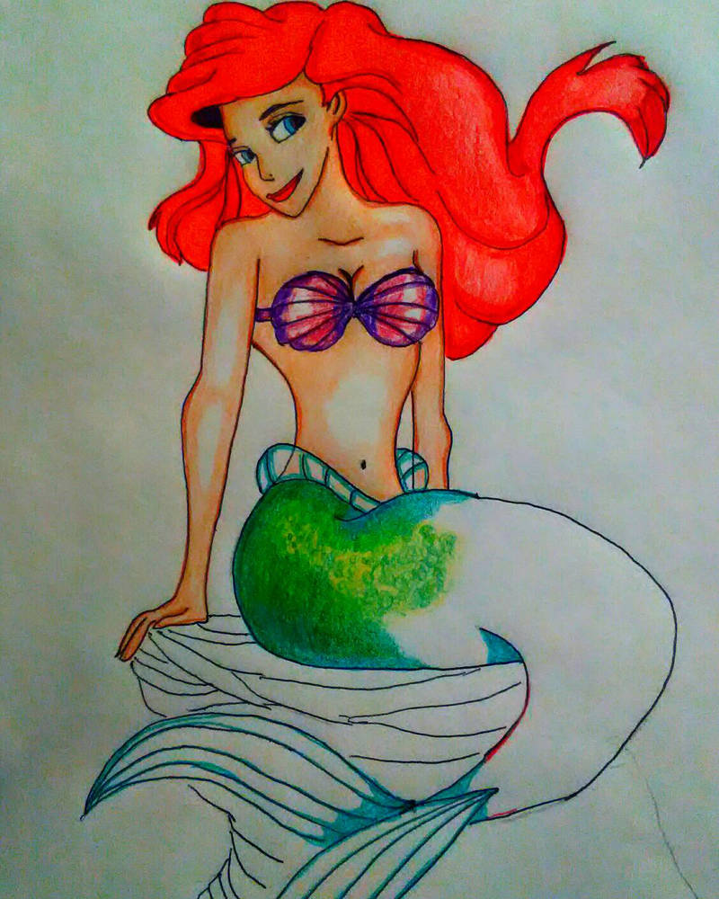 800x1000 Ariel The Little Mermaid Drawing - Ariel The Little Mermaid Drawing