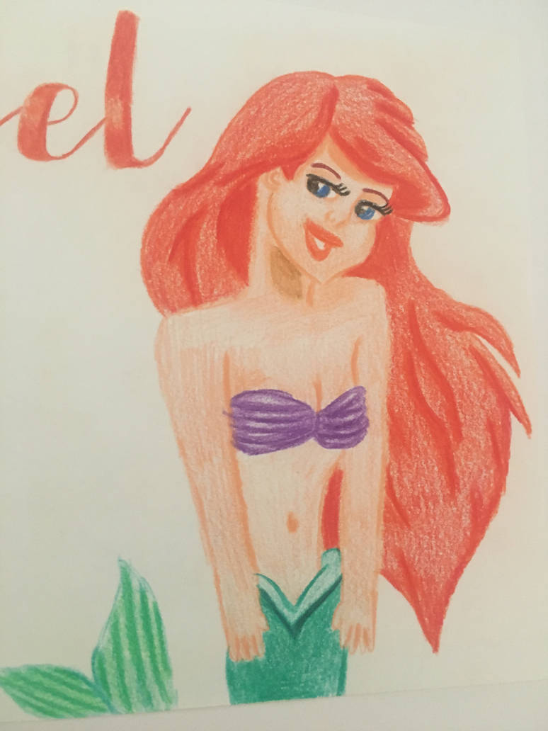 774x1032 Ariel - Ariel The Little Mermaid Drawing
