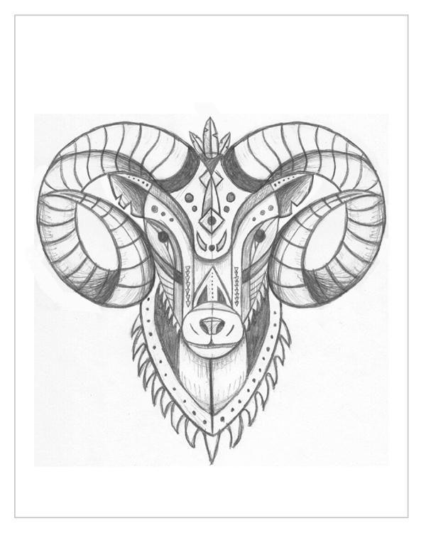 Aries Drawings at PaintingValley.com | Explore collection of Aries Drawings