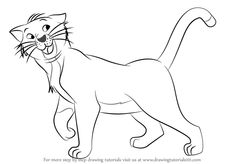 800x566 Learn How To Draw Thomas O'malley From The Aristocats - Aristocats Drawing