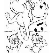 220x220 The Aristocats Coloring Pages - Aristocats Drawing