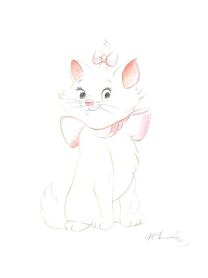 675x900 Marie From Aristocats - Aristocats Drawing