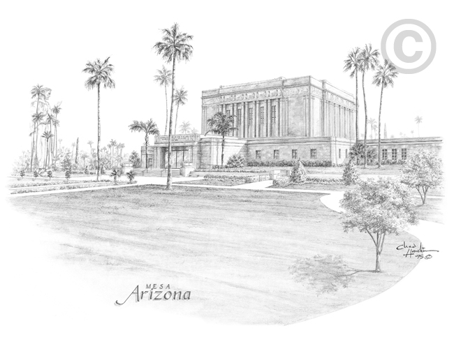 650x490 mesa arizona temple - Arizona Drawing