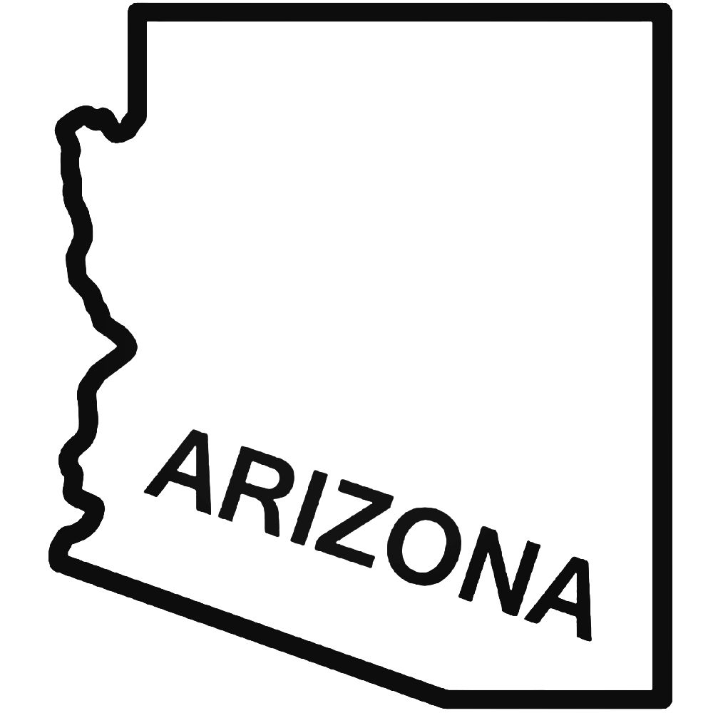1000x1000 arizona state sticker - Arizona Drawing