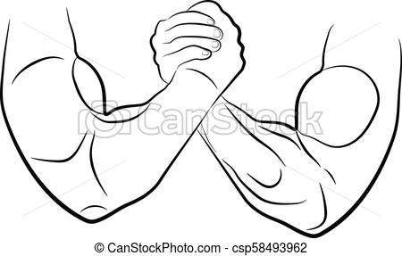 450x287 arm wrestling hands vector illustration arm wrestling hands - Arm Wrestling Drawing