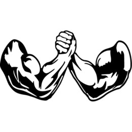 260x260 Drawing, Wrestling, Graphics, Transparent Png Image Clipart Free - Arm Wrestling Drawing