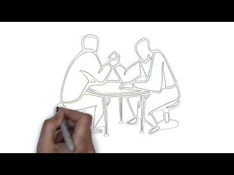 480x360 How To Draw Two Men Sitting At A Table Arm Wrestling - Arm Wrestling Drawing