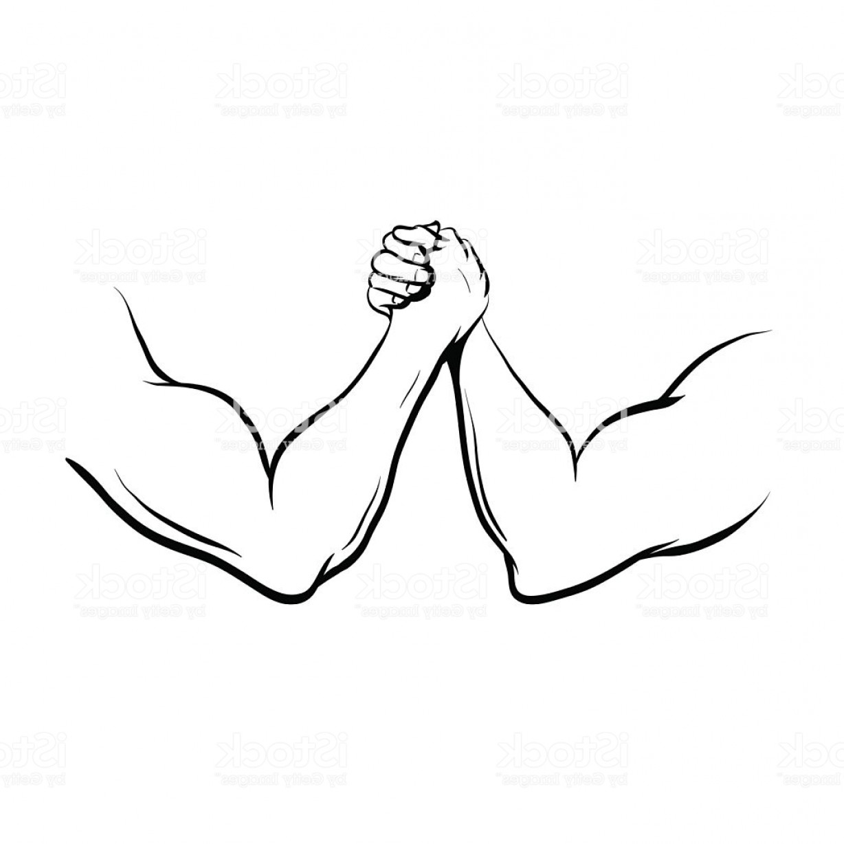 Arm Wrestling Drawing at Explore collection of Arm