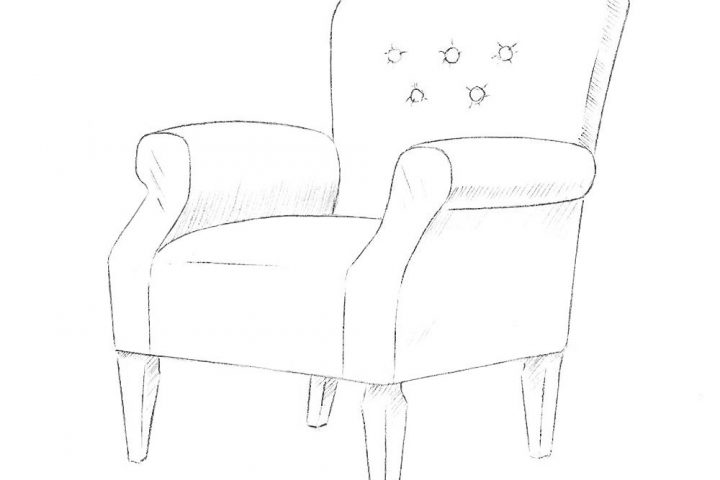 720x480 armchair drawing amazing house - Armchair Drawing