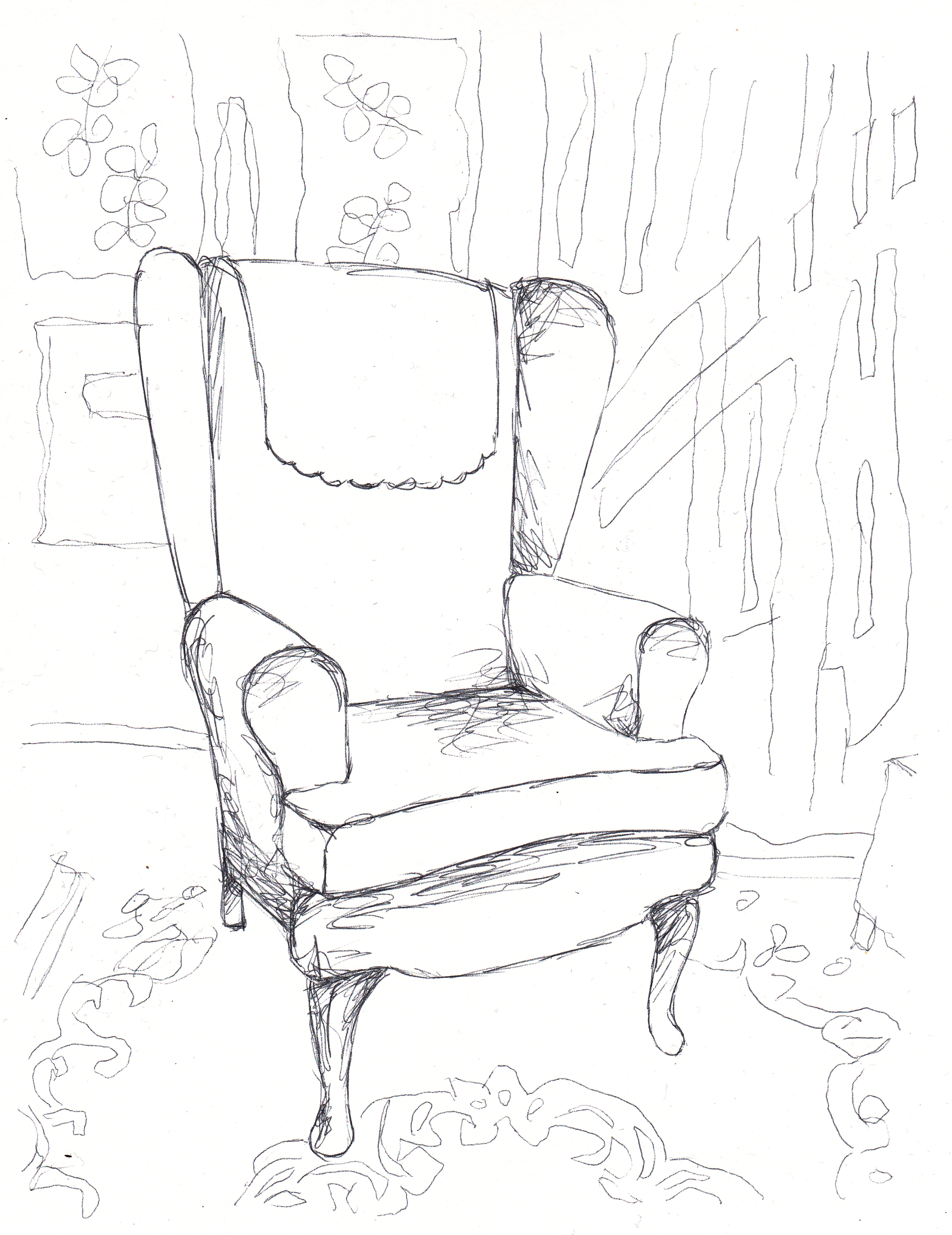 Armchair Drawing at Explore collection of Armchair
