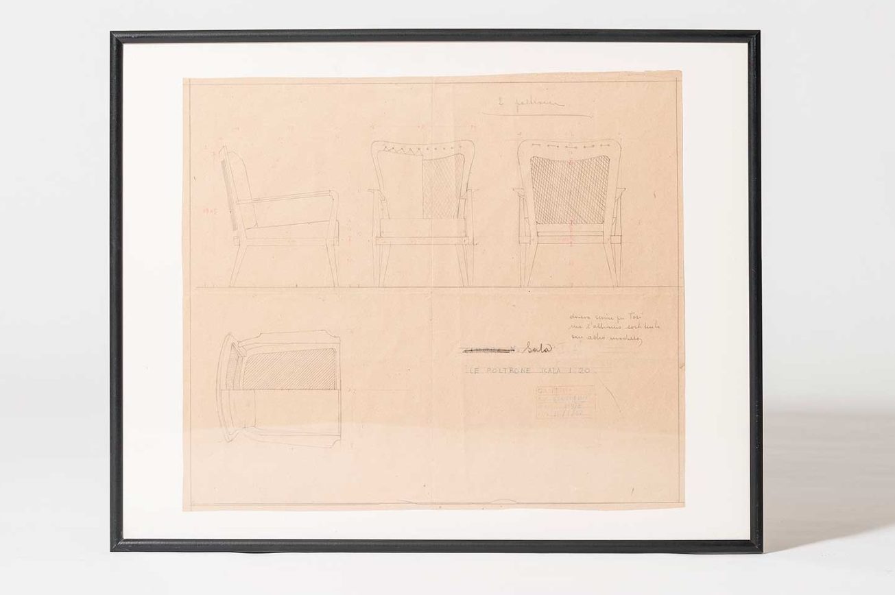 1305x868 parisi - Armchair Drawing