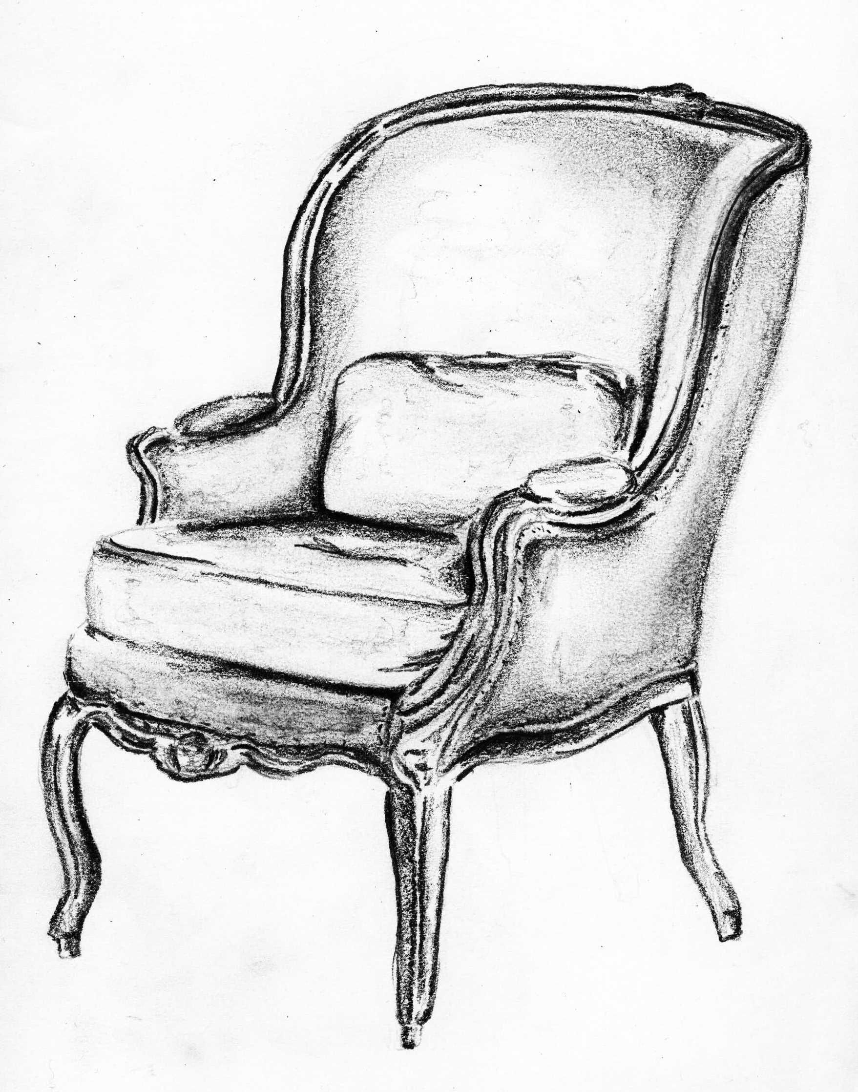 Armchair Drawing At Paintingvalley Com Explore Collection Of