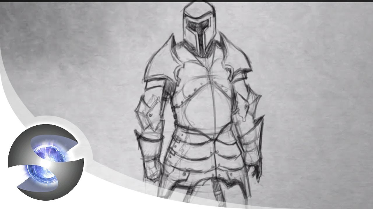 1280x720 how to draw medieval armour - Armor Drawing