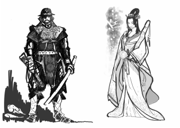 358x255 draw clothing, fabric or metal armor for comic characters - Armor Drawing