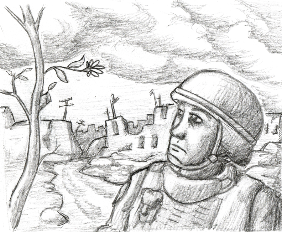 900x741 Army Drawing - Army Drawing