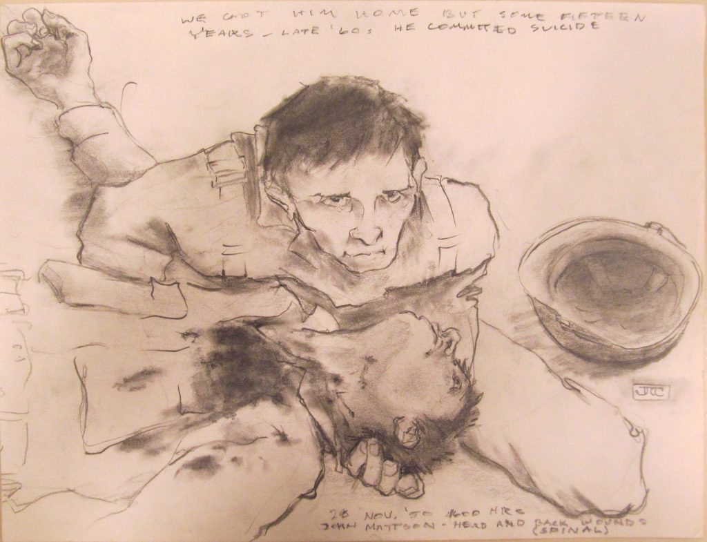 1024x785 Cook's 'midnight Drawings' And Their Haunting Views Of War - Army Drawing Pictures
