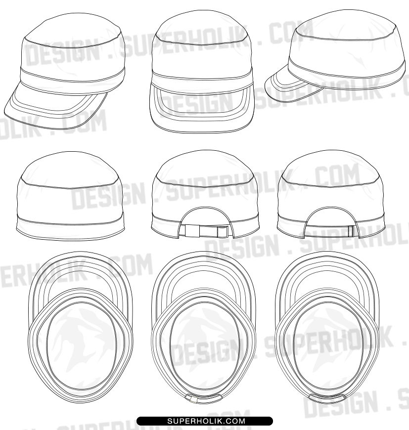 Шаблоны cap cut. Пилотка вектор. Эскизы шляпа спереди и сзади. Пилотка технический рисунок. Бумажная пилотка Векторная Графика.