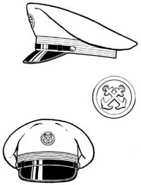 200x262 National Park Service Badges And Uniform Ornamentation - Army Hat Drawing