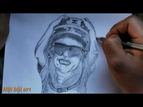 480x360 cute boy with army helmet drawings kids with helmet sketch - Army Helmet Drawing