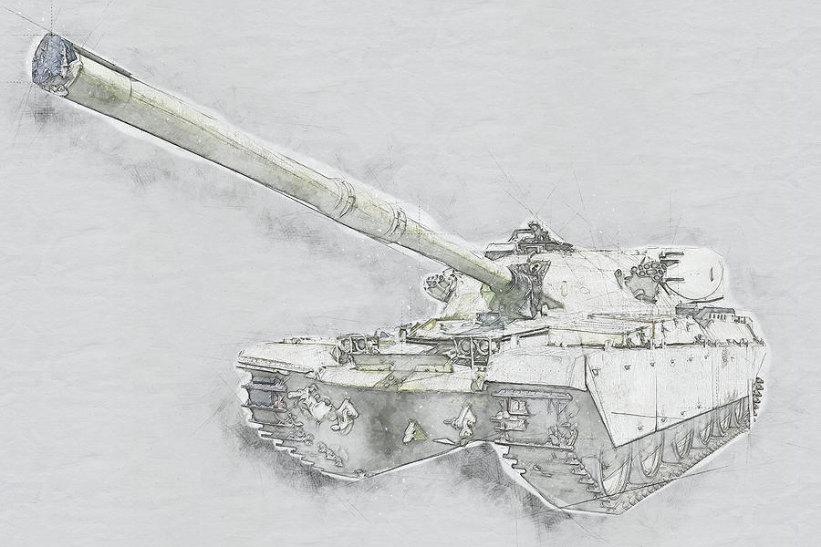900x600 Army Tank Drawing - Army Tank Drawing