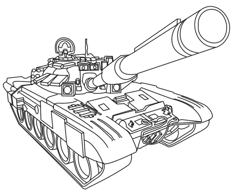 800x670 tank drawing army tank for free download - Army Tank Drawing