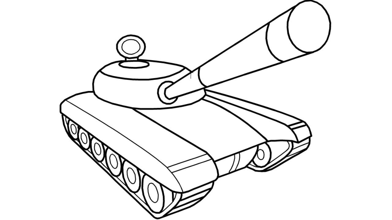 draw a tank game draw a military tank